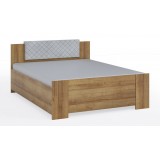 Klasyczne łóżko z zagłówkiem pod materac 160x200 DENIRO cztery kolory